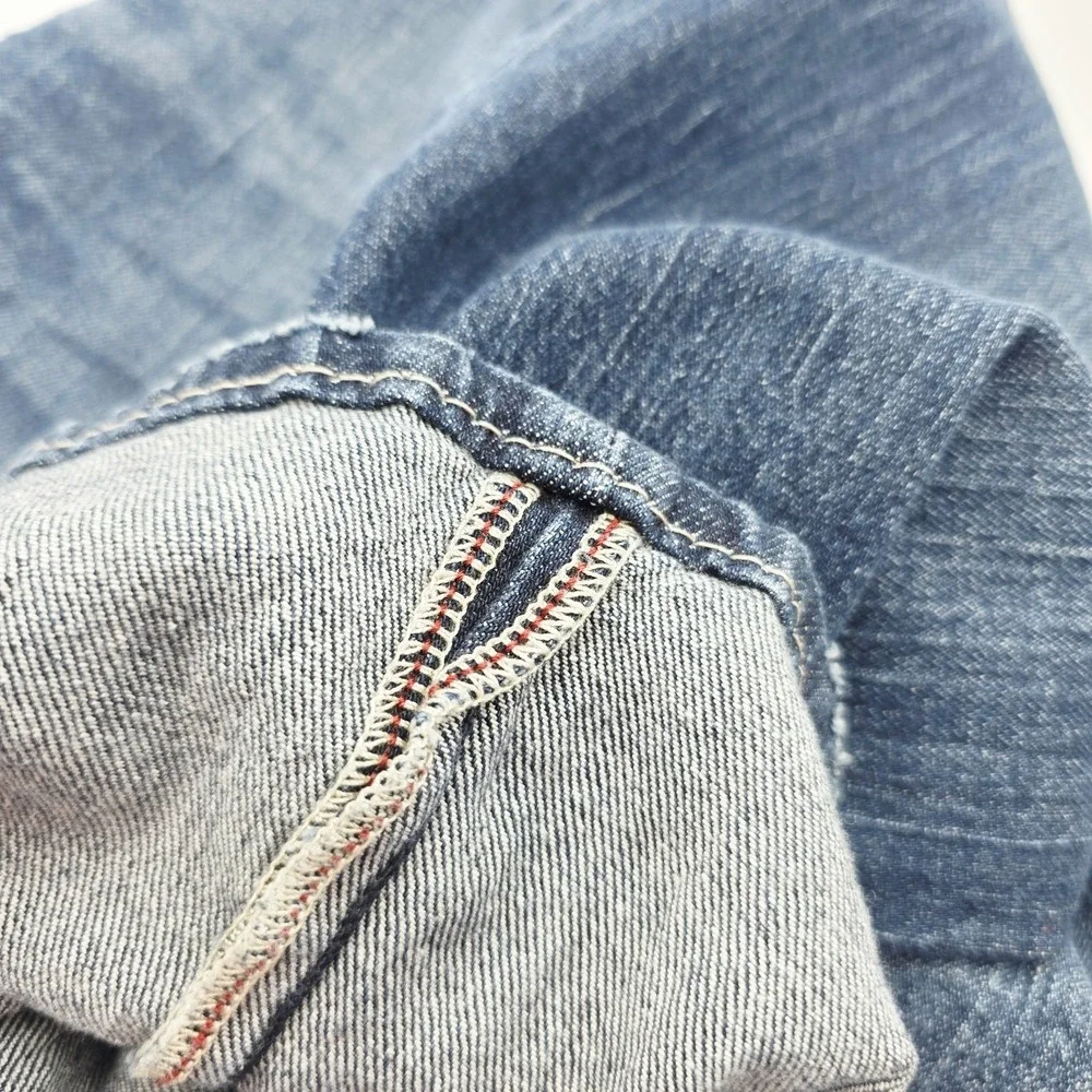 Silver Jeans Co Zac Men 32x30 Relaxed Straight Red Line Selvedge Denim M4408